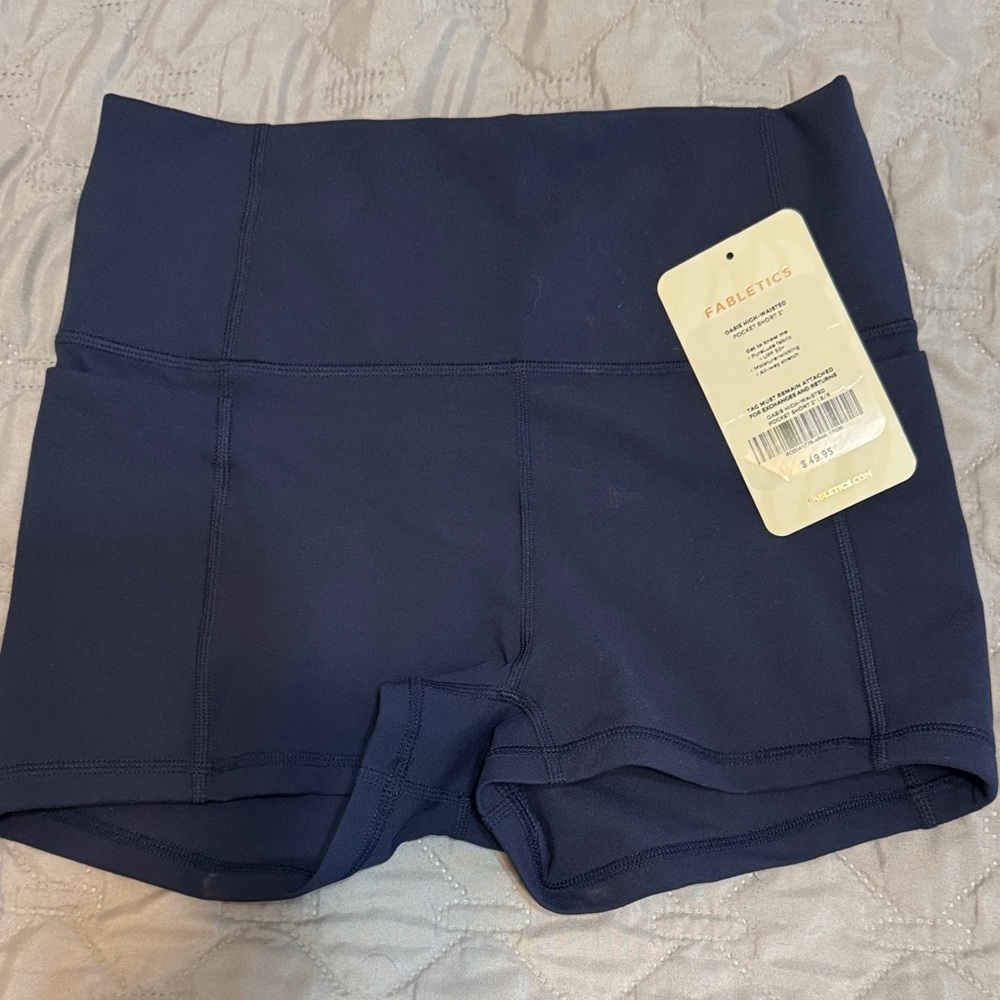 Fabletics Women's Dark Blue Athletic Shorts